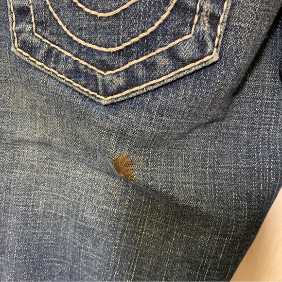 True Religion y2k Jeans low Rise Size 27 bedazzled Pocket - Picture 8 of 12